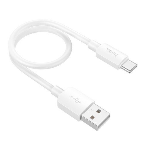 USB кабель Hoco X96 Hyper 27W Type-C white 0.25m USB кабель Hoco X96 Hyper 27W Type-C white 0.25m