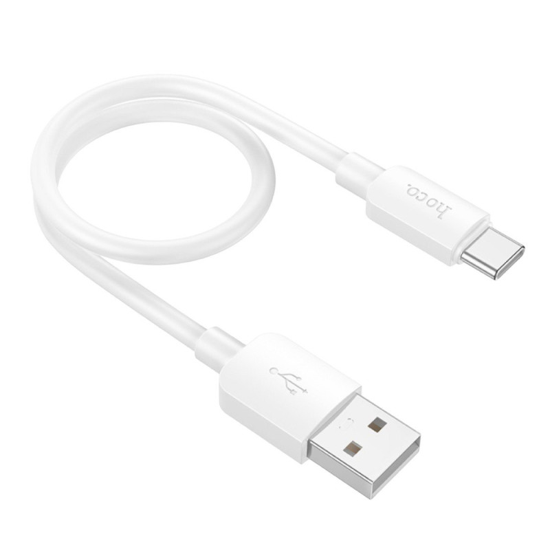 USB кабель Hoco X96 Hyper 27W Type-C white 0.25m