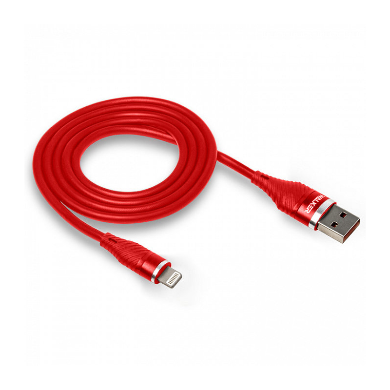 USB кабель Walker C735 Lightning red
