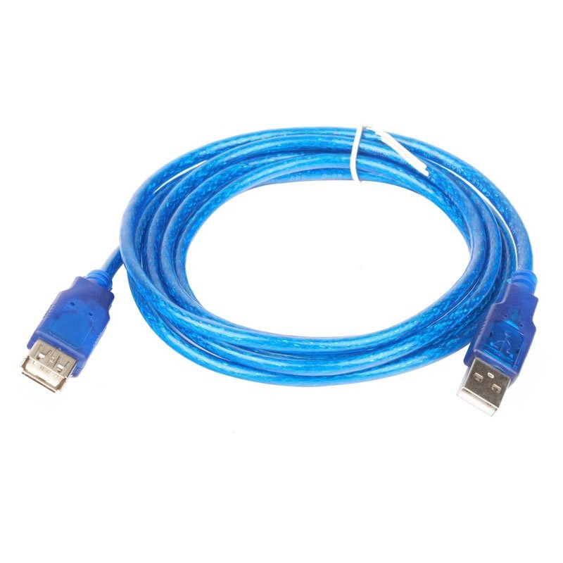 USB подовжувач 5,0 метрів blue