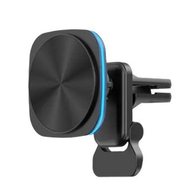 Автотримач з бездротовим зарядним MagSafe Vikefon blue 15W, 20W, 30W black Автотримач з бездротовим зарядним MagSafe Vikefon blue 15W, 20W, 30W black