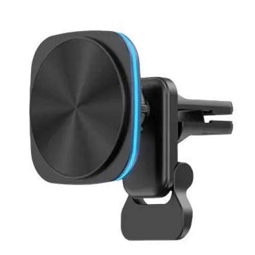 Автотримач з бездротовим зарядним MagSafe Vikefon blue 15W, 20W, 30W black Автотримач з бездротовим зарядним MagSafe Vikefon blue 15W, 20W, 30W black