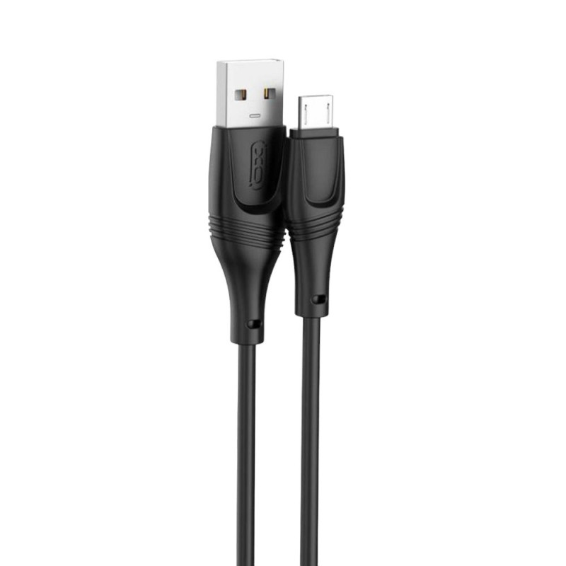 USB кабель XO NB238 microUSB black