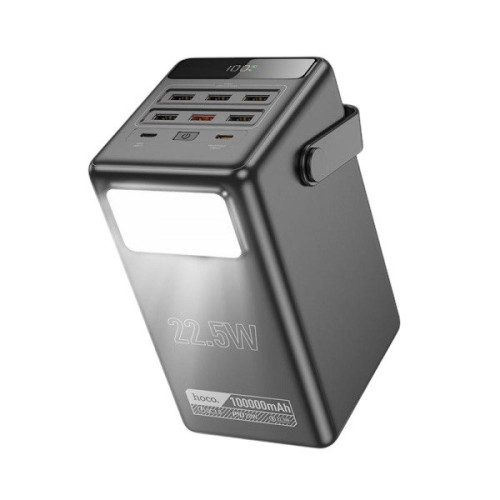 Зовнішній акумулятор Hoco DB03 100000 mAh 22.5W black Зовнішній акумулятор Hoco DB03 100000 mAh 22.5W black