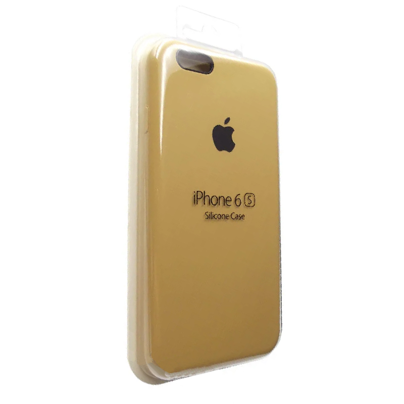 Накладка Original Silicone Case iPhone 6, 6S caramel