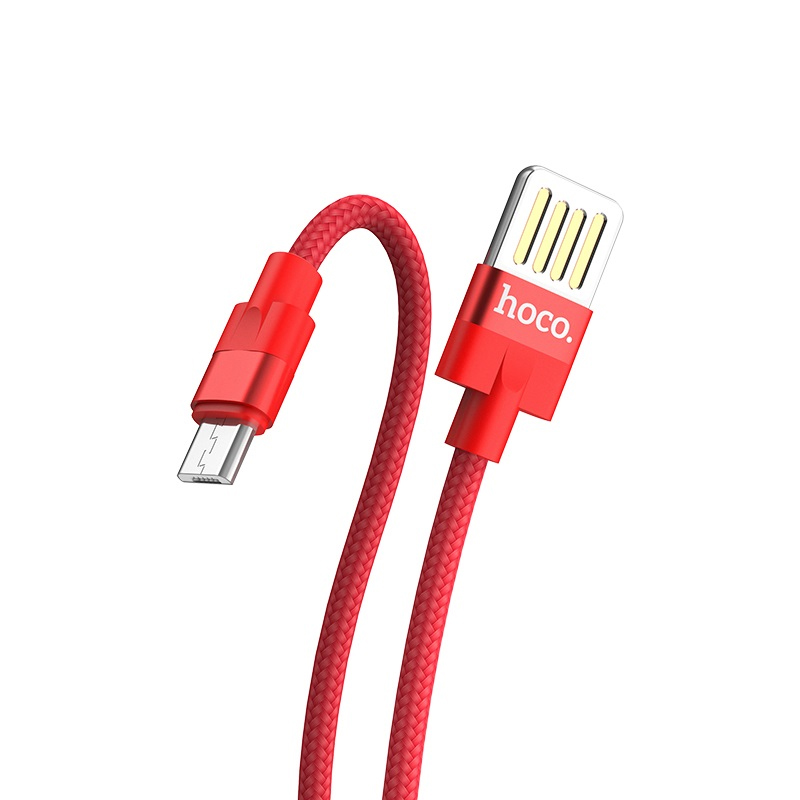 USB кабель Hoco U55 Outstanding microUSB red