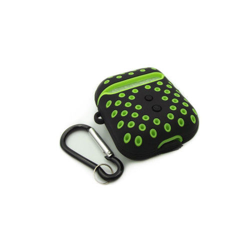 Чохол для Airpods, Airpods 2 Sport design black-green