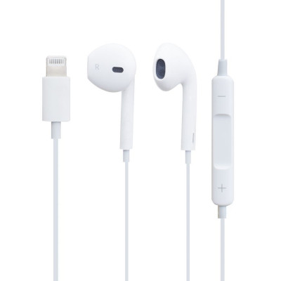 Навушники Borofone BM32 з мікрофоном Lightning white Навушники Borofone BM32 з мікрофоном Lightning white