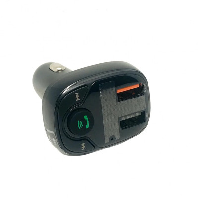 FM трансмітер Bluetooth Borofone DE35 QC3.0 BT V5.0 black FM трансмітер Bluetooth Borofone DE35 QC3.0 BT V5.0 black