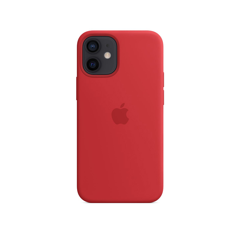 Накладка Original Silicone Case iPhone 12 mini red