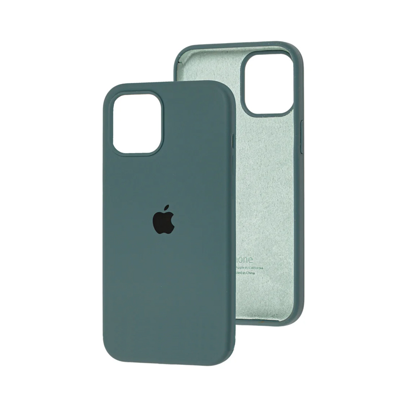 Накладка Original Silicone Case iPhone 12 mini green pine