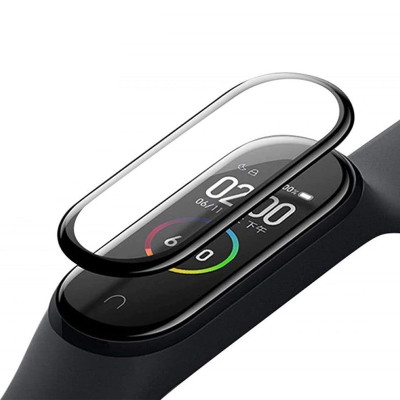 Захисне скло Glass Xiaomi Mi Band 4 9D black Захисне скло Glass Xiaomi Mi Band 4 9D black