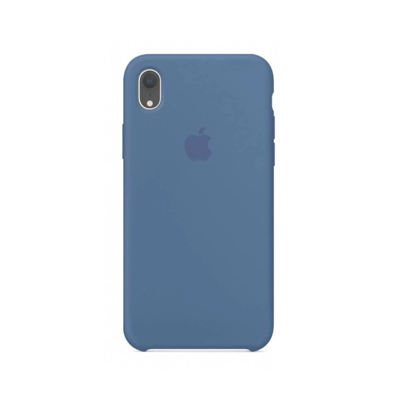 Накладка Original Silicone Case iPhone XR blue denim