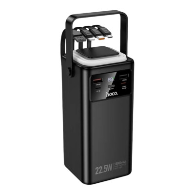 Зовнішній акумулятор Hoco EJ65A 50000 mAh 22.5W black