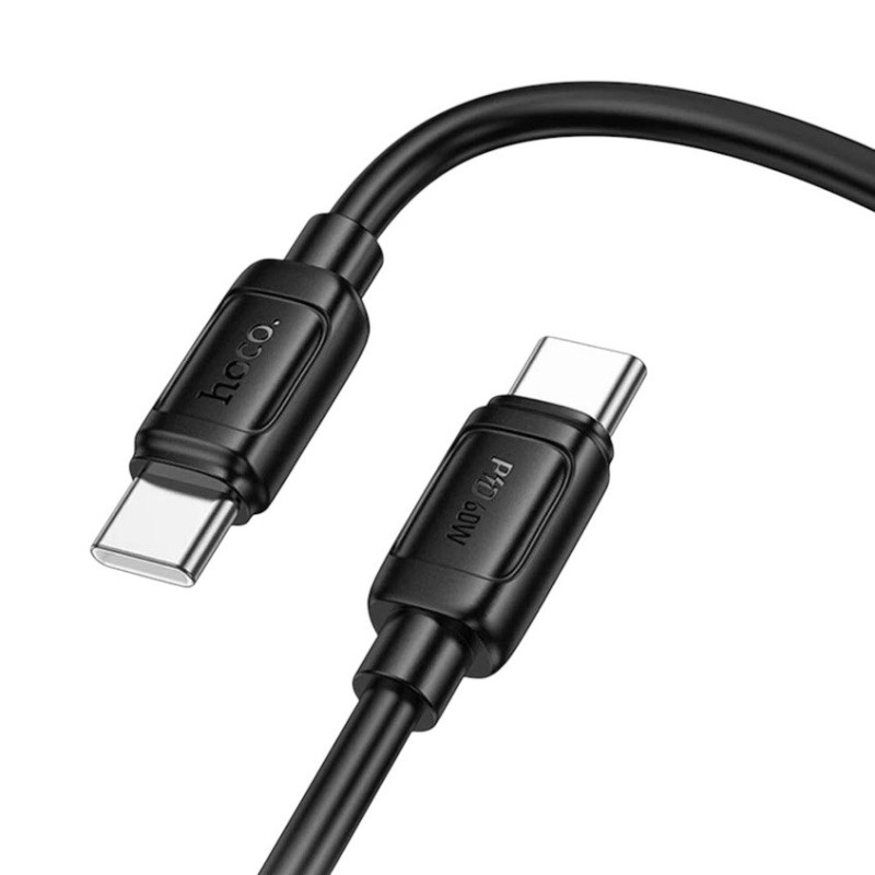 USB кабель Hoco X115 Type-C to Type-C 240W black USB кабель Hoco X115 Type-C to Type-C 240W black