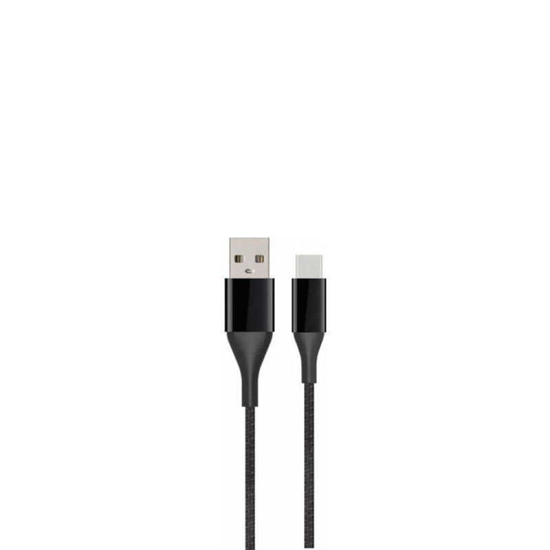 USB кабель Braid cloth microUSB black