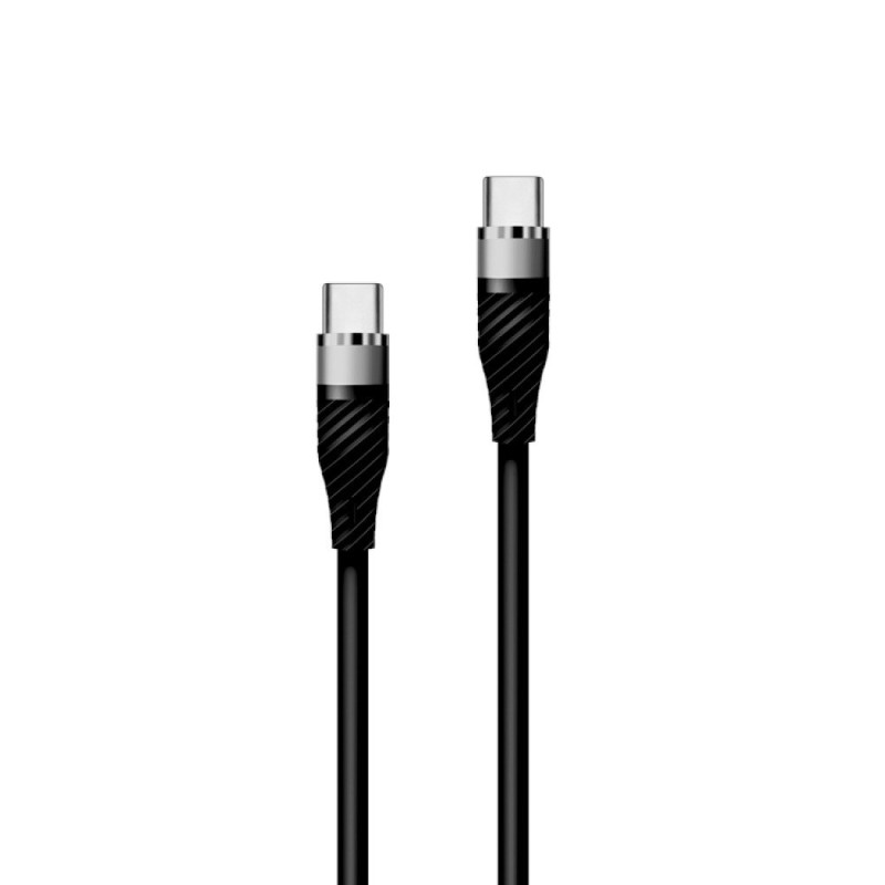 USB кабель Walker C735 Type-C to Type-C 65W black
