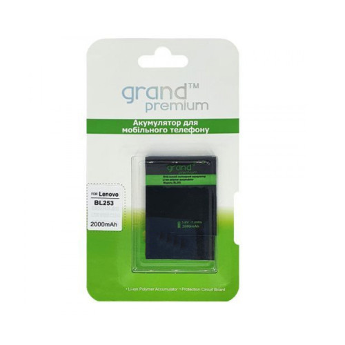 Акумулятор Lenovo BL253 A2010 Grand Premium Акумулятор Lenovo BL253 A2010 Grand Premium