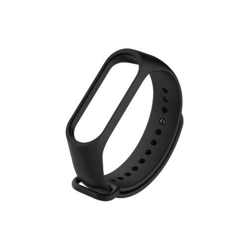 Ремінець для Xiaomi Mi Band 3, 4 silicone black Ремінець для Xiaomi Mi Band 3, 4 silicone black