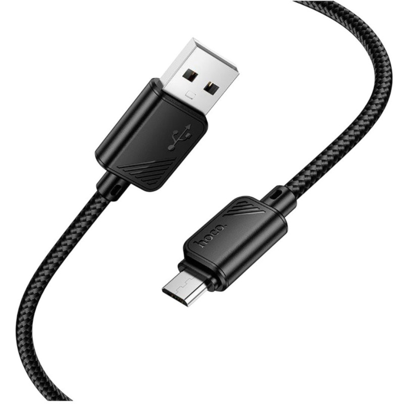 USB кабель Hoco X113 microUSB black