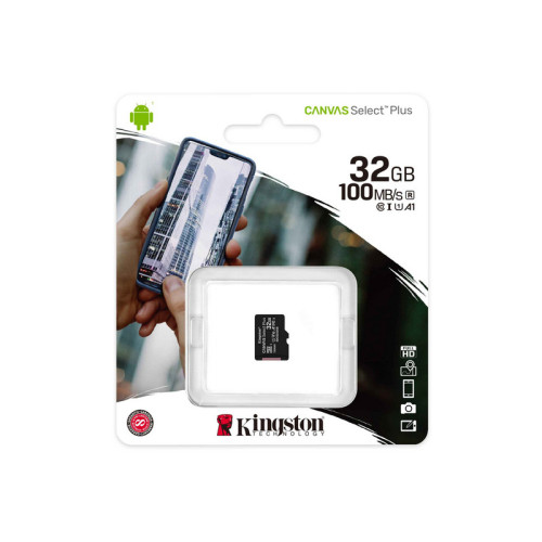 Карта пам'яті microSD 32 Гб Kingston 100 MB/s class 10 (UHS-I A1) Карта пам'яті microSD 32 Гб Kingston 100 MB/s class 10 (UHS-I A1)