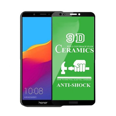 Захисне скло Glass Huawei Y6 2018, Honor 7A Pro Ceramic black Захисне скло Glass Huawei Y6 2018, Honor 7A Pro Ceramic black