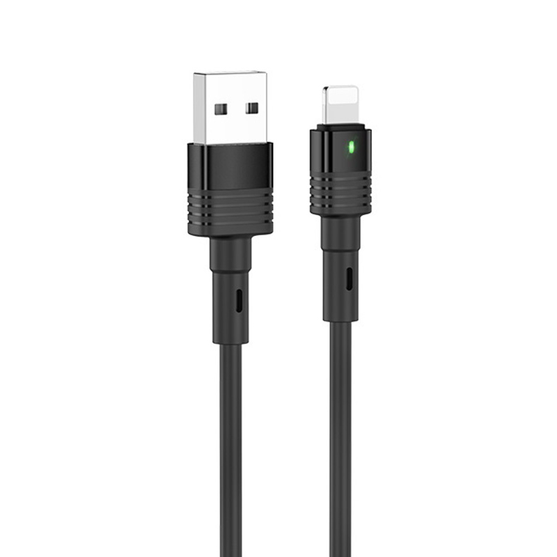 USB кабель Hoco U82 Cool Grace Lightning black