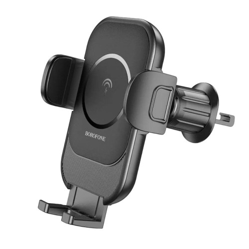 Автотримач Borofone BH204 wireless charging black Автотримач Borofone BH204 wireless charging black