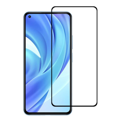 Захисне скло Glass Xiaomi Mi 11 Lite Full Glue black