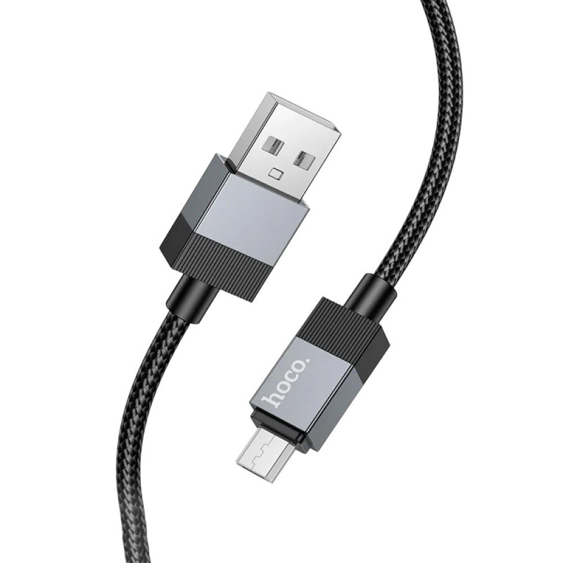 USB кабель Hoco X110 microUSB black