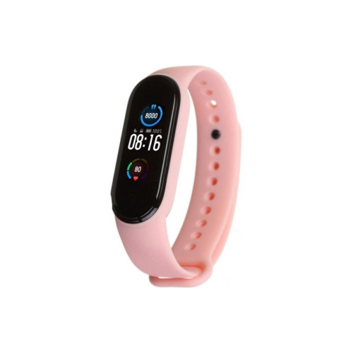 Ремінець для Xiaomi Mi Band 5, 6 silicone pink Ремінець для Xiaomi Mi Band 5, 6 silicone pink