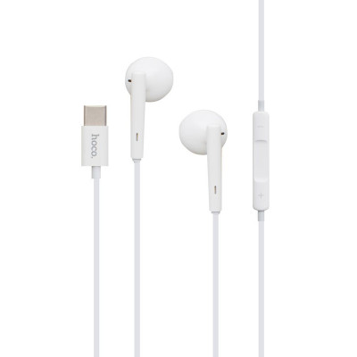 Навушники Hoco L10 з мікрофоном Type-C white Навушники Hoco L10 з мікрофоном Type-C white