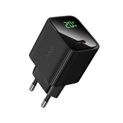 Зарядний пристрій Hoco CS82A USB-C 20W LCD black