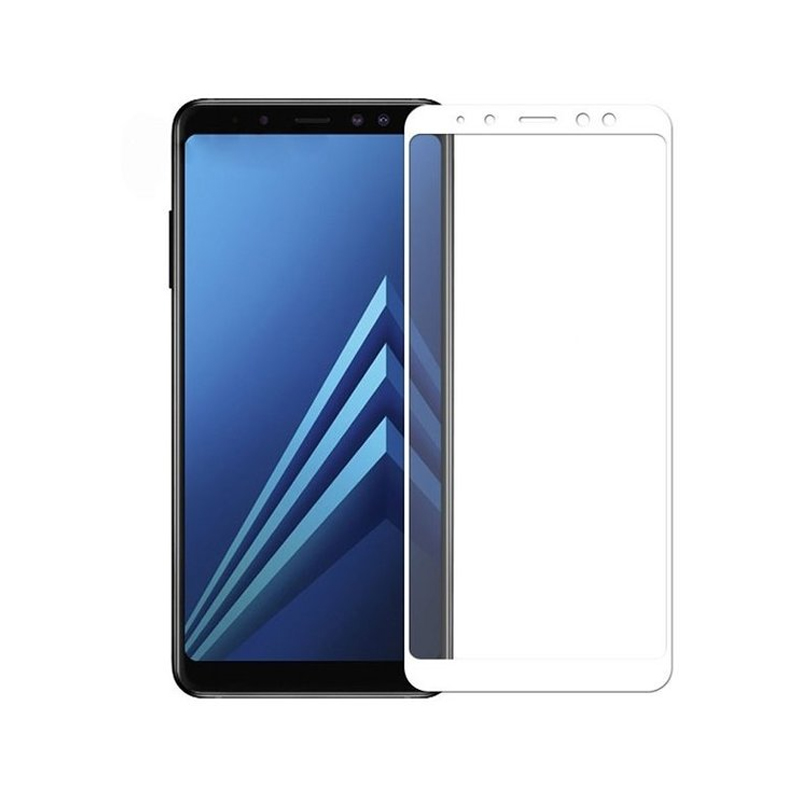 Захисне скло Glass Samsung A600 A6 2018, J600 J6 2018 9D white
