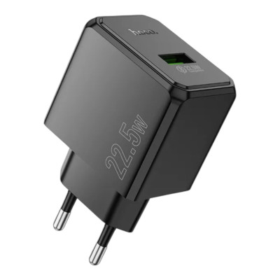 Зарядний пристрій Hoco CS17A USB-A 22.5W, QC3.0 black Зарядний пристрій Hoco CS17A USB-A 22.5W, QC3.0 black
