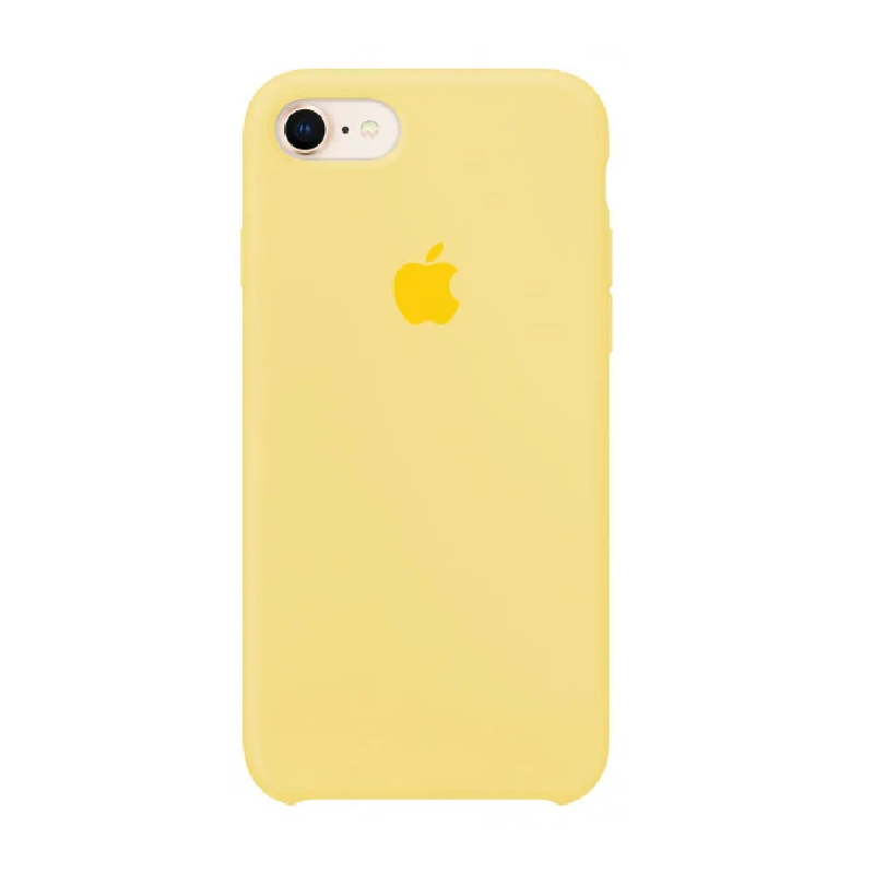Накладка Original Silicone Case iPhone 7, 8, SE 2020 yellow mellow