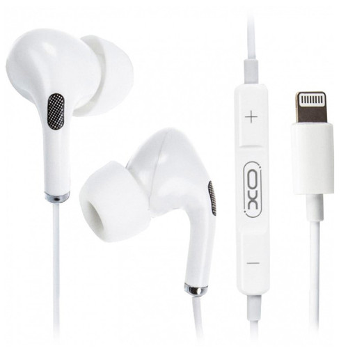 Навушники XO EP24 з мікрофоном Lightning white Навушники XO EP24 з мікрофоном Lightning white
