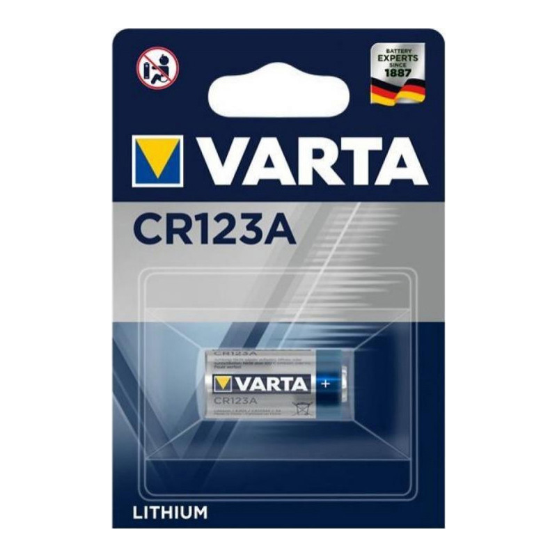 Батарейка Varta CR123A Lithium 3V 1шт/уп
