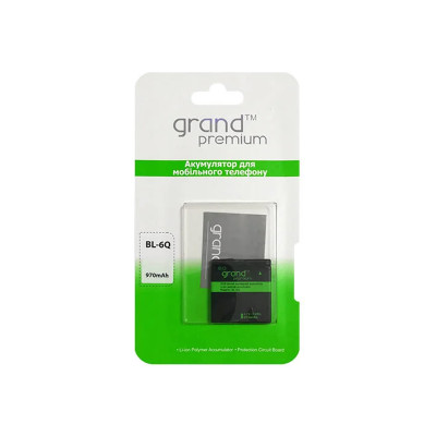 Акумулятор Nokia BL-6Q Grand Premium Акумулятор Nokia BL-6Q Grand Premium