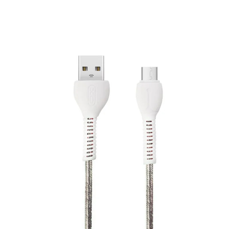 USB кабель XO NB106 microUSB silver