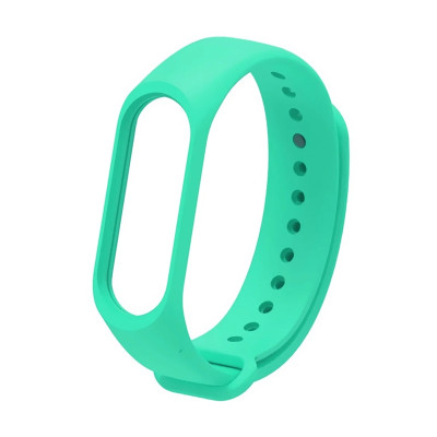 Ремінець для Xiaomi Mi Band 3, 4 silicone mint