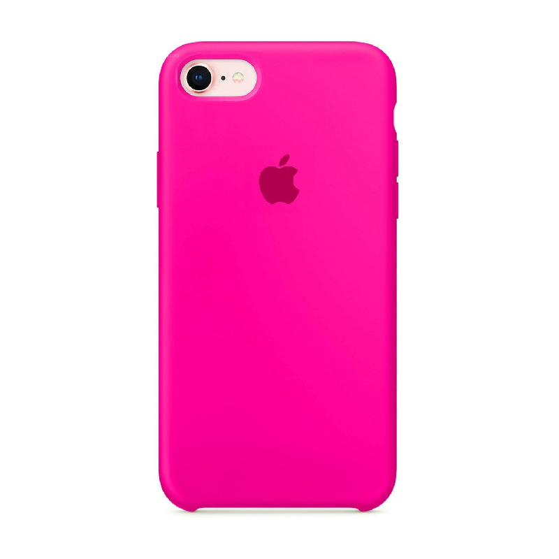 Накладка Original Silicone Case iPhone 7, 8, SE 2020 pink hot