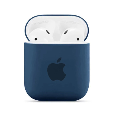 Чохол для Airpods, Airpods 2 Original Silicone blue cobalt