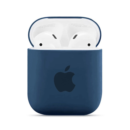 Чохол для Airpods, Airpods 2 Original Silicone blue cobalt Чохол для Airpods, Airpods 2 Original Silicone blue cobalt