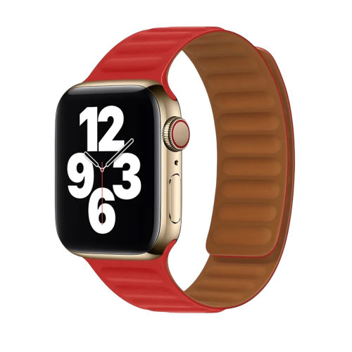 Ремінець для Apple Watch Hoco iWatch WA21 Flexible 2-generation magnetic 42, 44, 45, 49 red Ремінець для Apple Watch Hoco iWatch WA21 Flexible 2-generation magnetic 42, 44, 45, 49 red