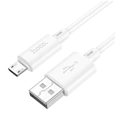 USB кабель Hoco X88 microUSB white USB кабель Hoco X88 microUSB white