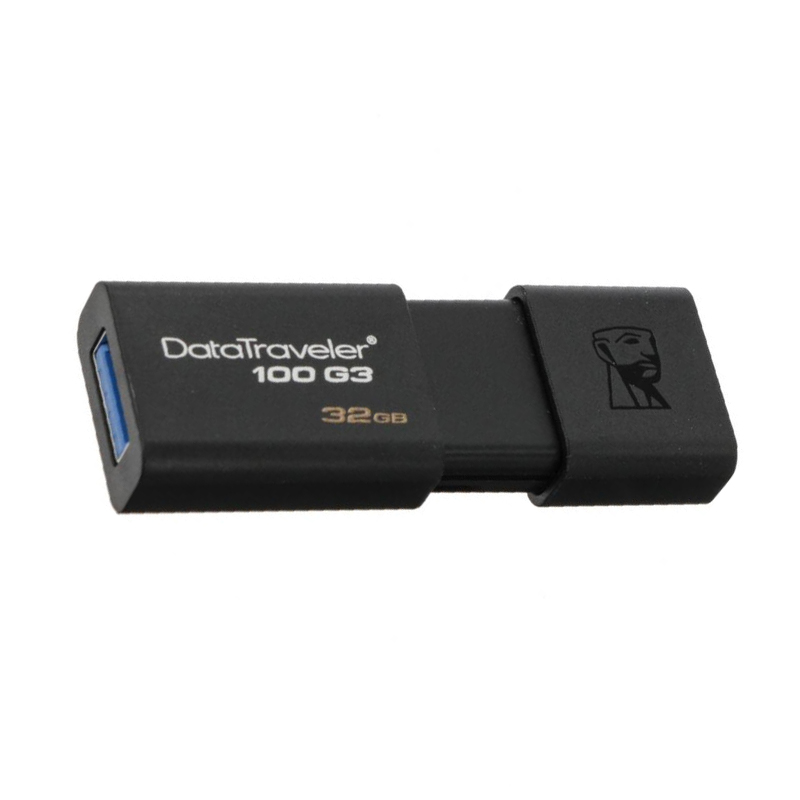 USB флеш 32 Гб Kingston DT100 G3 USB 3.0 black