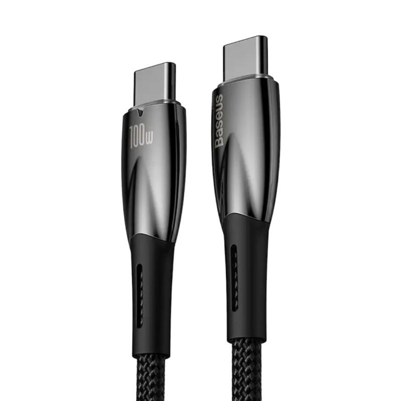 USB кабель Baseus Type-C to Type-C CADH000801 100W black 2 метри