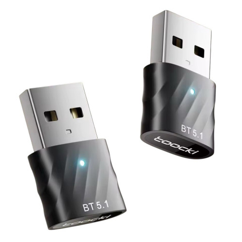 USB Bluetooth адаптер Toocki TQ-BT03 BT5.1 black USB Bluetooth адаптер Toocki TQ-BT03 BT5.1 black