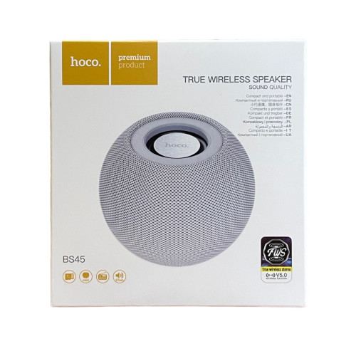 Колонка Bluetooth Hoco BS45 gray Колонка Bluetooth Hoco BS45 gray